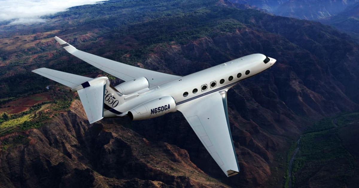Gulfstream expects certification of its flagship G650 in the third quarter, the company said during its second-quarter earnings call.
