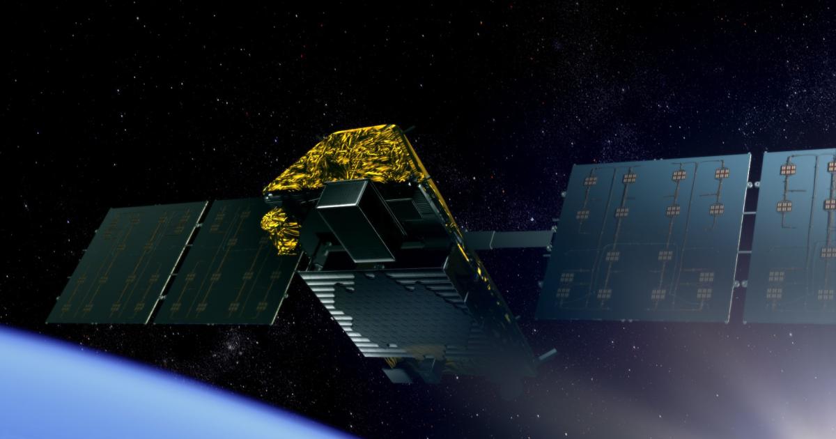 Shown is an Iridium Next satellite. The new constellation will be placed in orbit between next year and 2017. (Image: Iridium Communications)