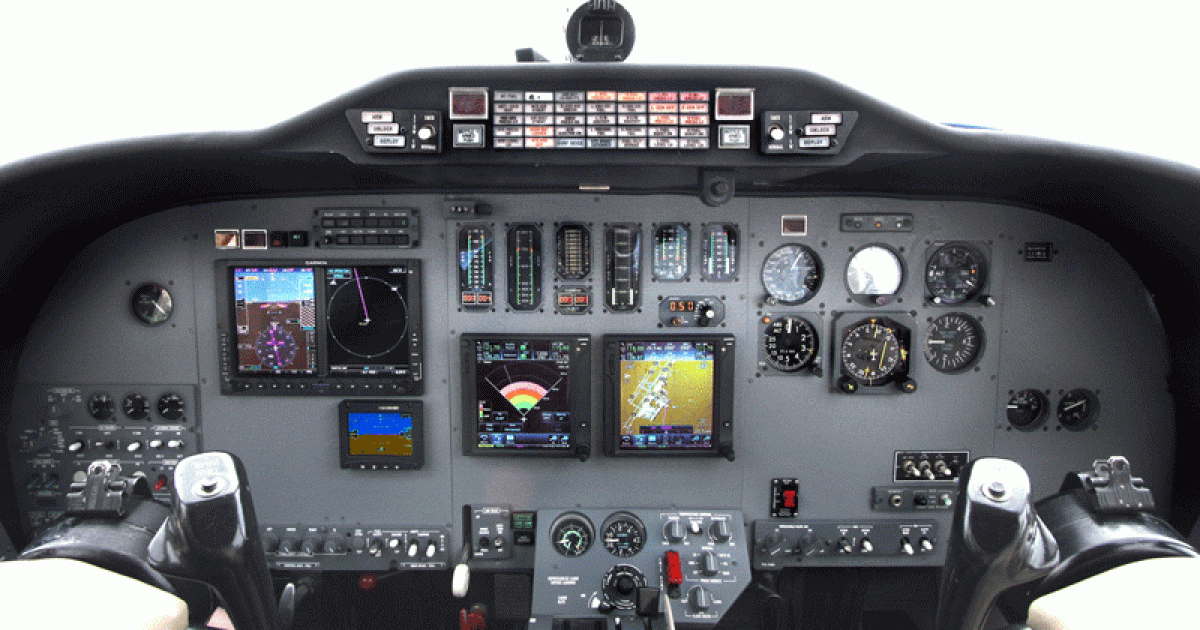 Jettech has received an FAA STC to install the Garmin G600 in 259 legacy 560-series Citations.