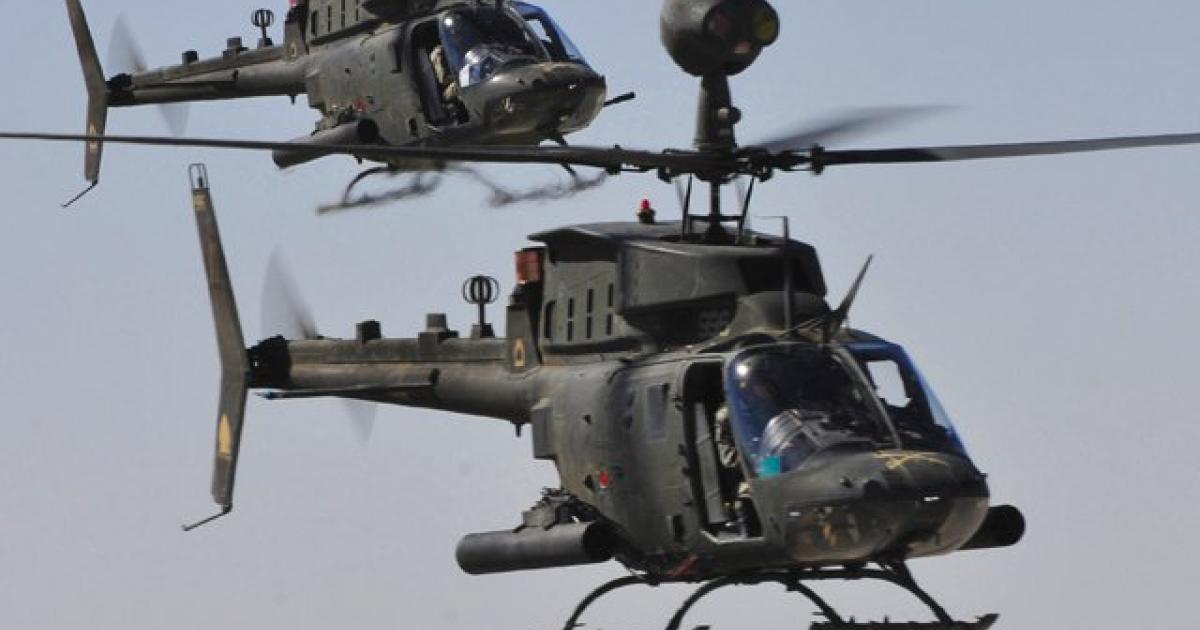 The U.S. Army plans to retire its fleet of Bell OH-58 Kiowa Warriors under an aviation restructuring initiative. (Photo: U.S. Army)