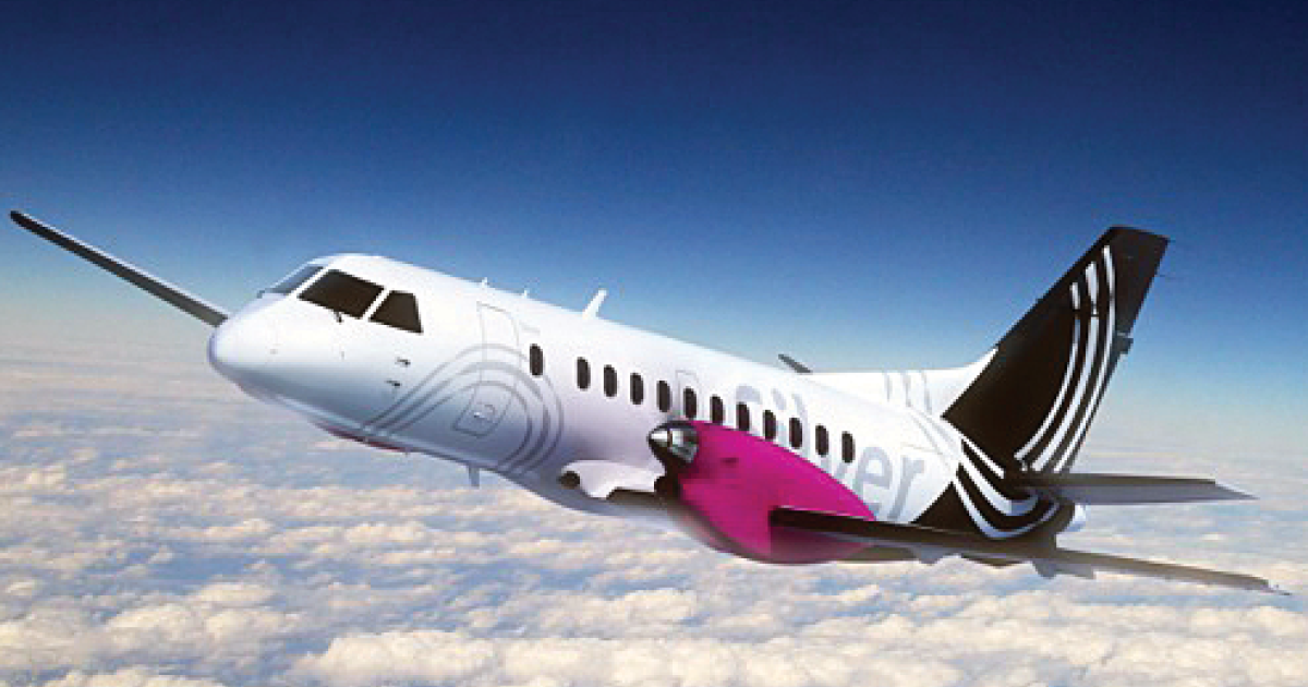 Silver Airways has emerged from the remnants of Gulfstream International with its first Saab 340B.