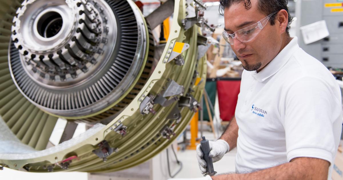 French engine maker Safran has a factory in Mexico, as do many U.S. aerospace firms. But for American companies, a new 20 percent tariff on manufactured goods shipped north into the U.S. could be damaging to the viability of their supply chains. [Photo: Safran]