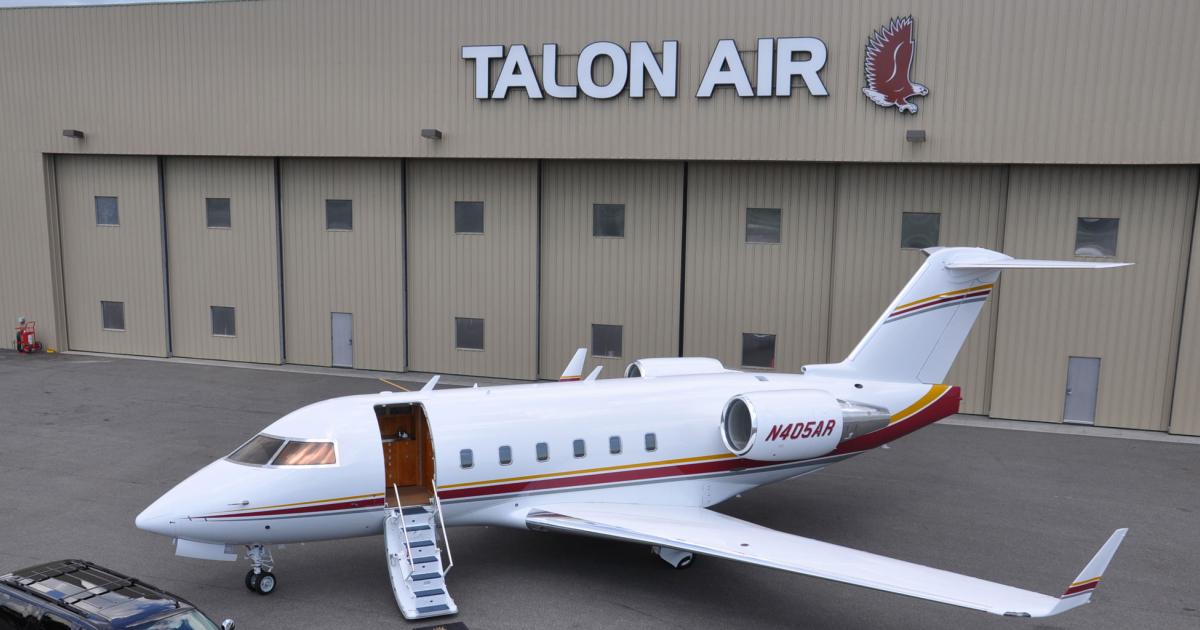Talon Air's nearly 60,000 sq ft of heated hangars at Republic Airport are home to more than 20-based aircraft.