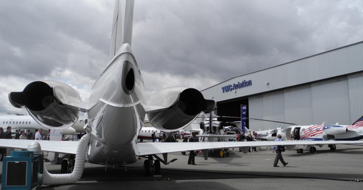 The NBAA Business Aviation Regional Forum on Thursday at Van Nuys (Calif.) Airport was hosted by TWC Aviation and saw more than 1,600 visitors, 116 exhibitors and 16 aircraft on static display.