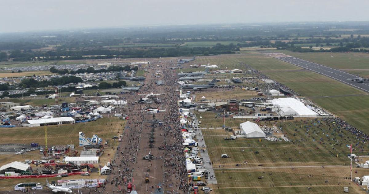 The Royal International Air Tattoo (RIAT) will again be held immediately before the Farnborough Air Show. RAF Fairford is expected to host more than 200 aircraft, including the F-35s that will display at both shows. (Photo: RIAT)
