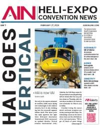 Heli Expo Convention News Day 1 cover