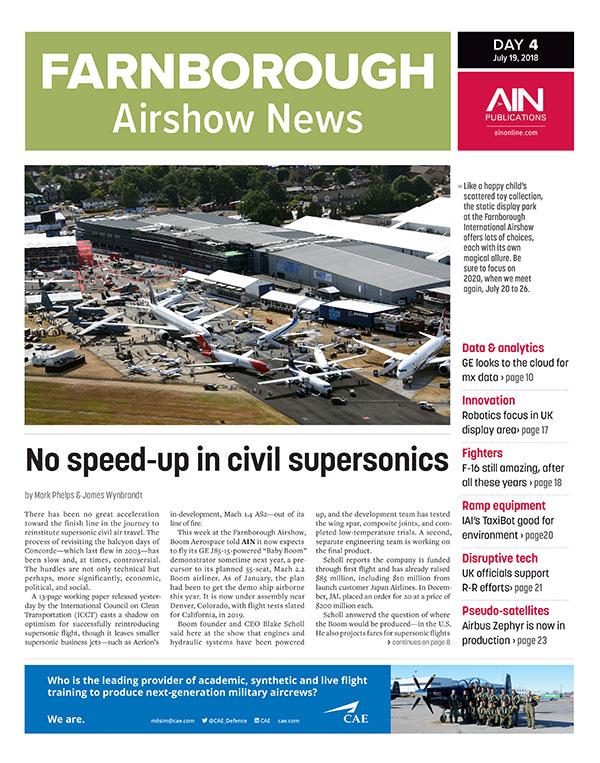 News from the 2018 Farnborough Airshow Aviation International News