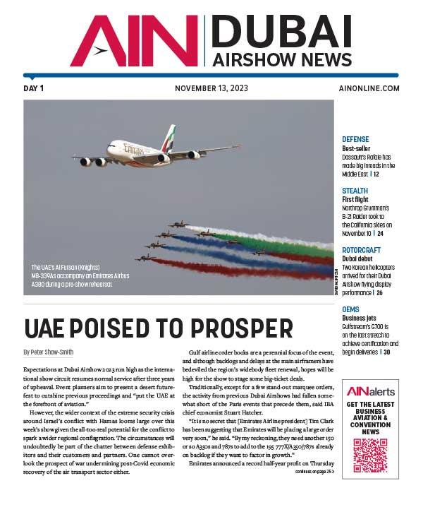DUBAI Airshow News 2023 Day 1 image