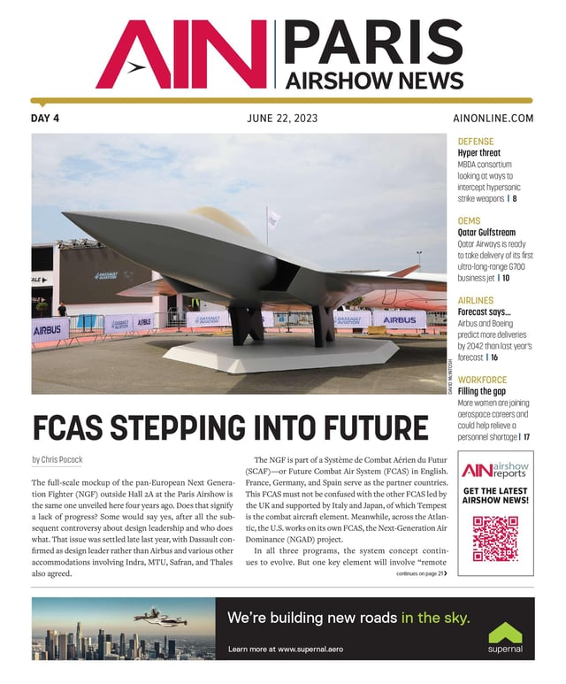 Print Issue: Paris Airshow News 2023 Day4