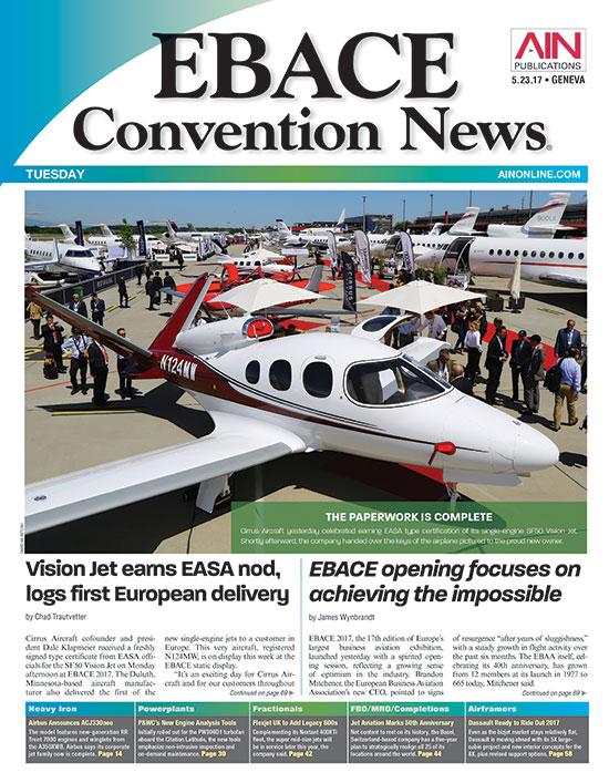 Print Issue: EBACE 2017 Day 2