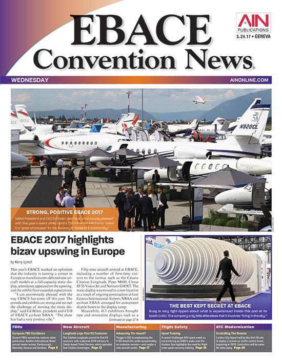 Print Issue: EBACE 2017 Day 3