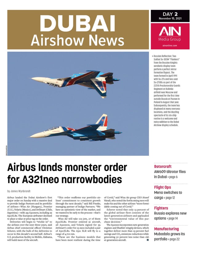 Print Issue: Dubai Airshow 2021 Day 2