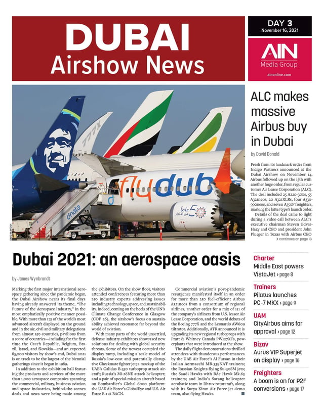 Print Issue: Dubai Airshow 2021 Day 3