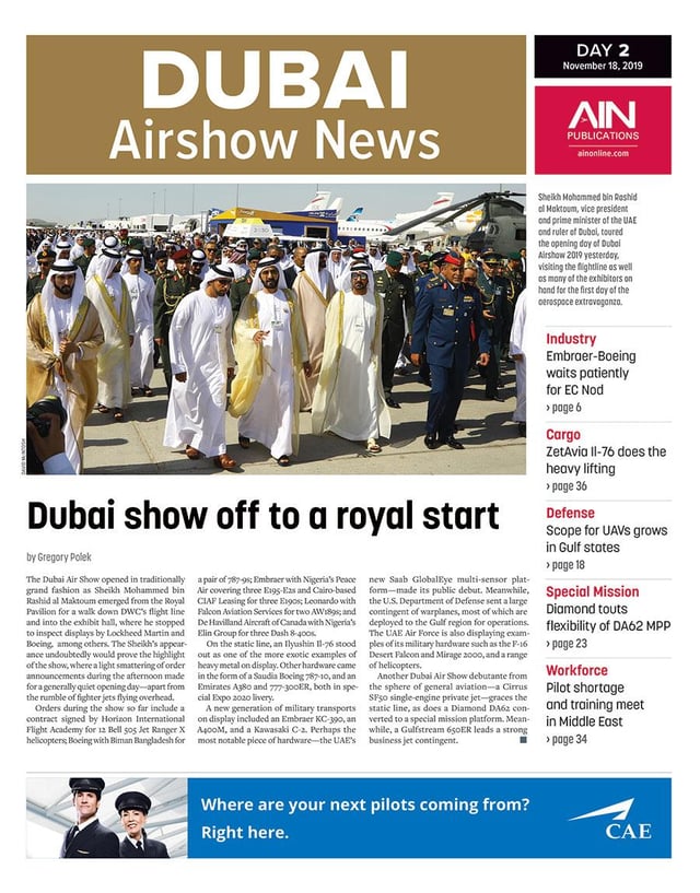 Print Issue: Dubai Airshow 2019 Day 2