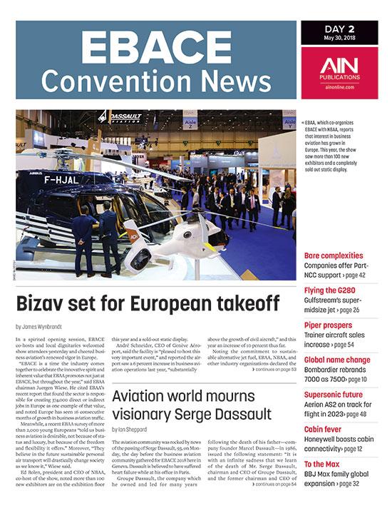 Print Issue: EBACE 2018 Day 2