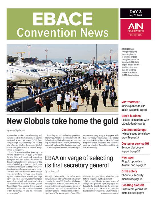 Print Issue: EBACE 2018 Day 3