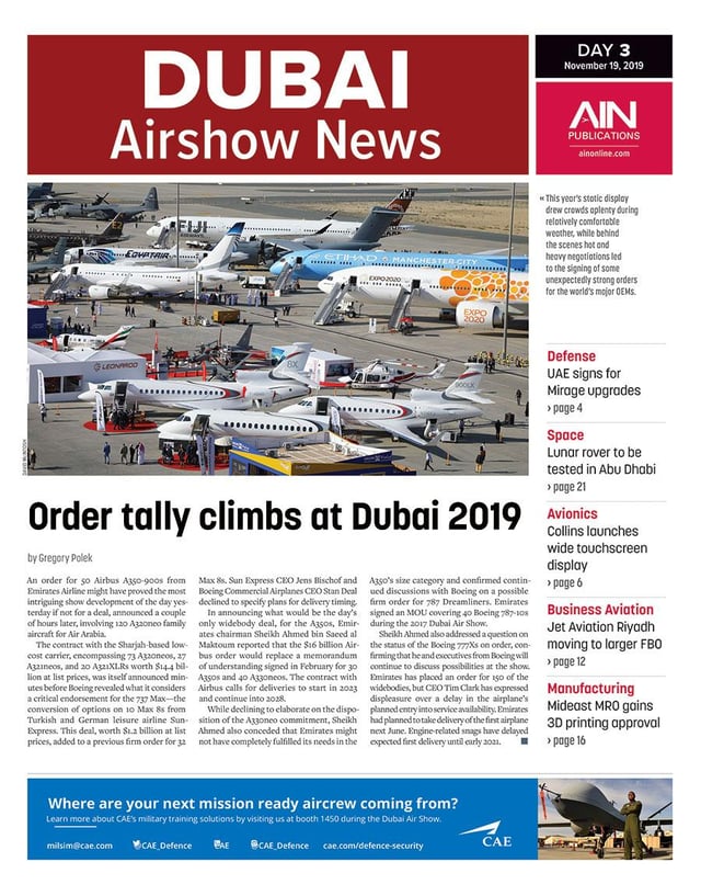 Print Issue: Dubai Airshow 2019 Day 3
